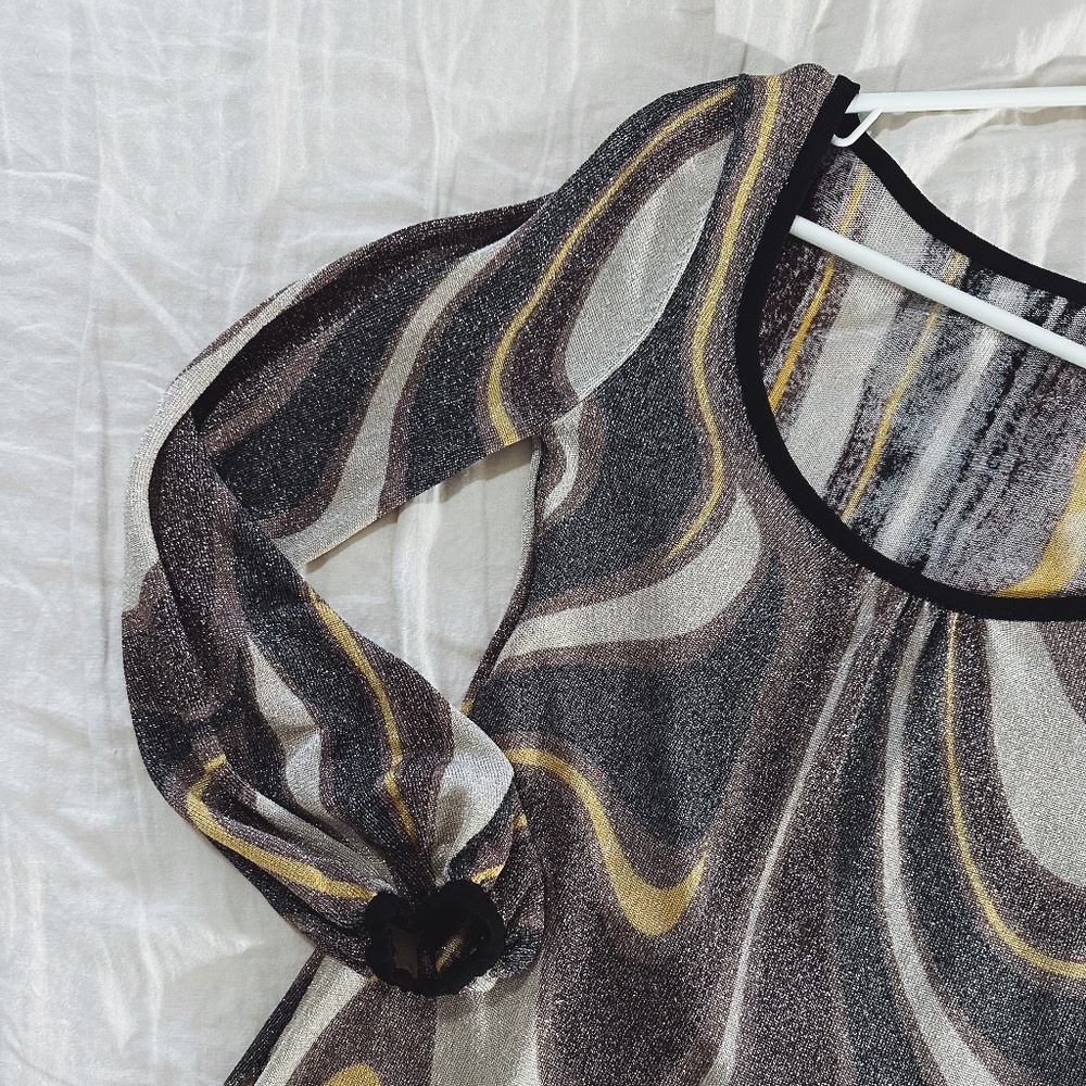 vintage 70s mini knit dress